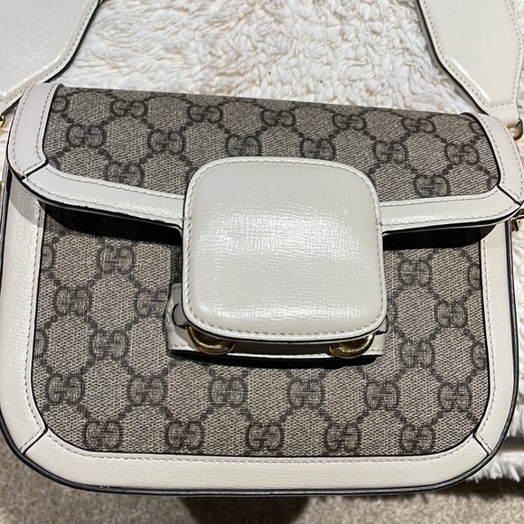 Authentic - Gucci Horsebit 1955 mini bag used 3 times. - Picture 5 of 10
